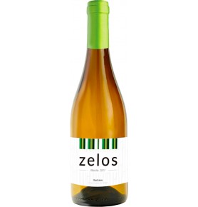 Bouteille de vin blanc espagnol Zelos de Bodegas Vina Cartin, AOC Rias Baixas