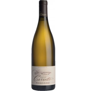 Bouteille de vin blanc Pouilly-Fuissé 2017 du Domaine Carrette